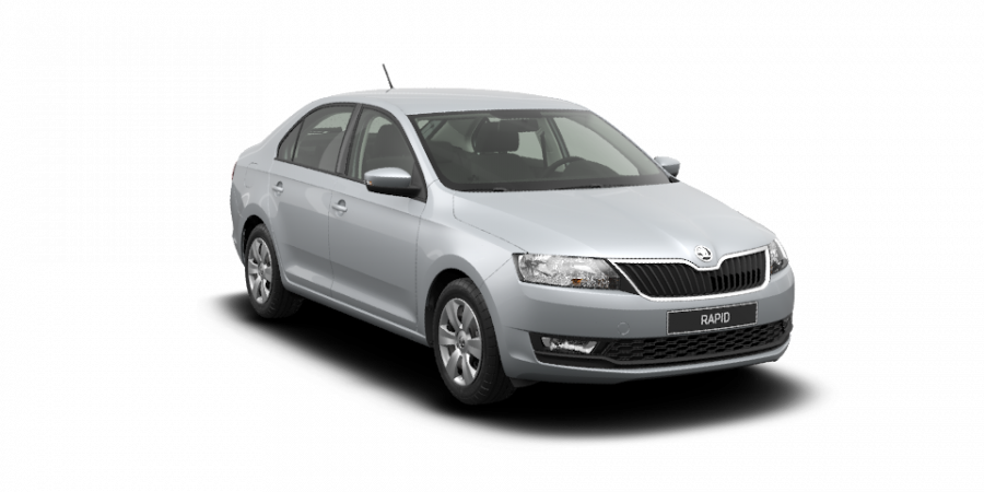 Škoda Rapid, 1,0 TSI 81 kW 6-stup. mech., barva stříbrná