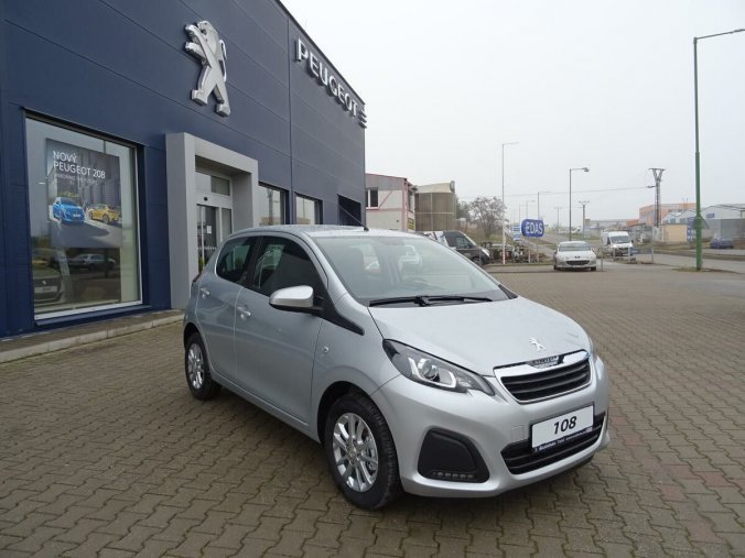 Peugeot 108, 5dv. ACTIVE 1.0 VTi 72 MAN5, barva šedá