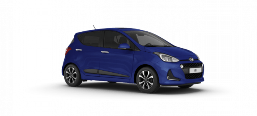 Hyundai i10, 1,0i 48 kW (95 NAT) 4 st. aut, barva modrá