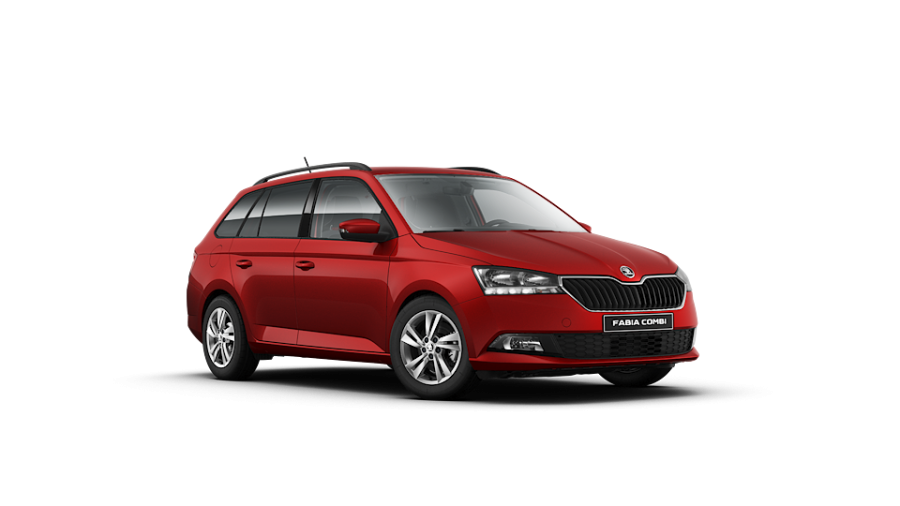 Škoda Fabia, 1,0 TSI 70 kW 5-stup. mech., barva červená