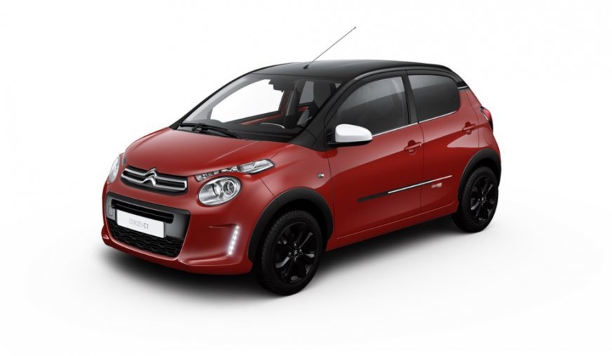 Citroën C1, 1.0 VTi 72, barva červená