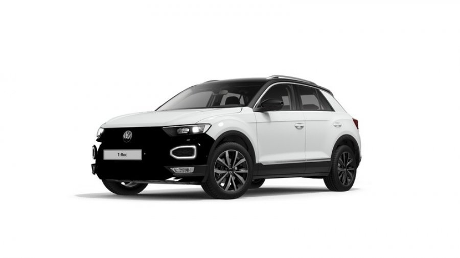 Volkswagen T-Roc, Design 1,5 TSI ACT 7DSG, barva bílá