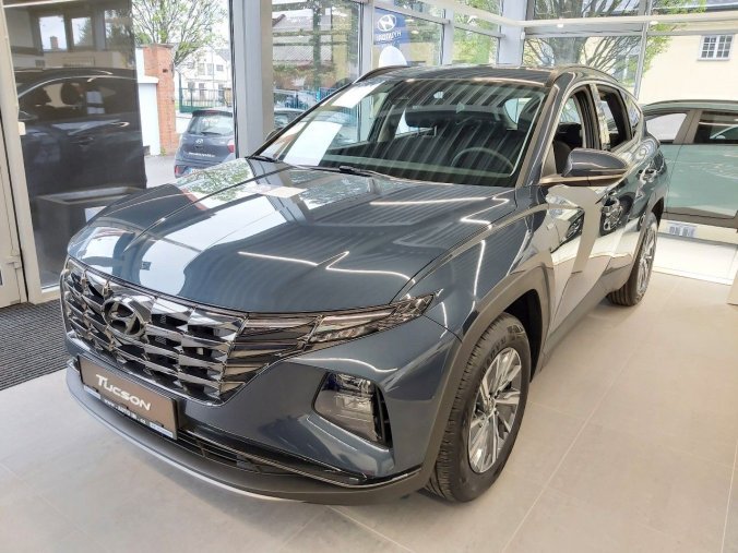 Hyundai Tucson, SUV, Nový Smart 1,6 T-GDI MHEV 110 kW DCT, barva modrá