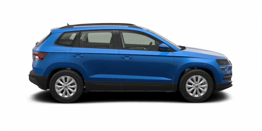 Škoda Karoq, 2,0 TDI 110 kW 6-stup. mech., barva modrá