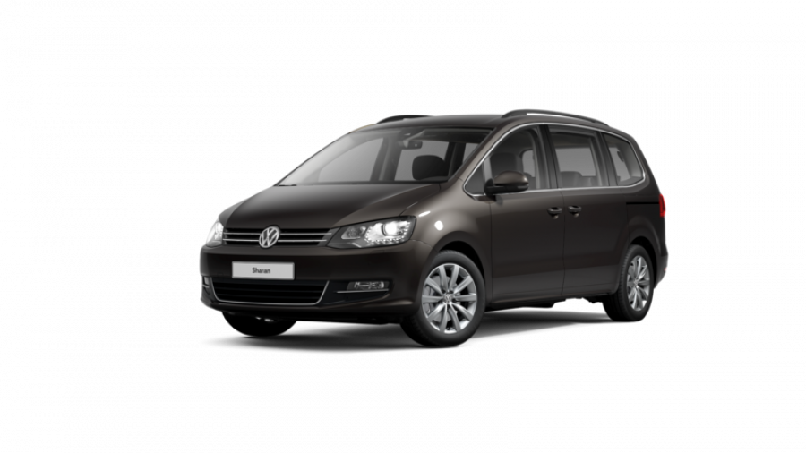 Volkswagen Sharan, 2.0 TDI 4MOT 7DSG, barva hnědá