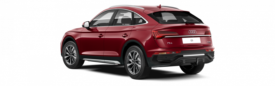 Audi Q5 Sportsback, Q5 SB Advanced 40 TDI 150kW quattro, barva červená