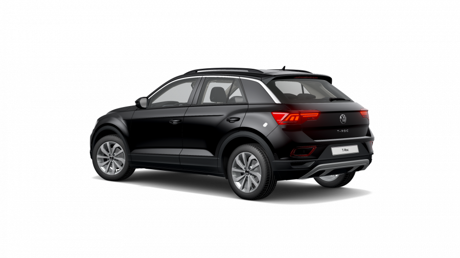 Volkswagen T-Roc, T-Roc Life 1,5 TSI 110 kW 6G, barva černá