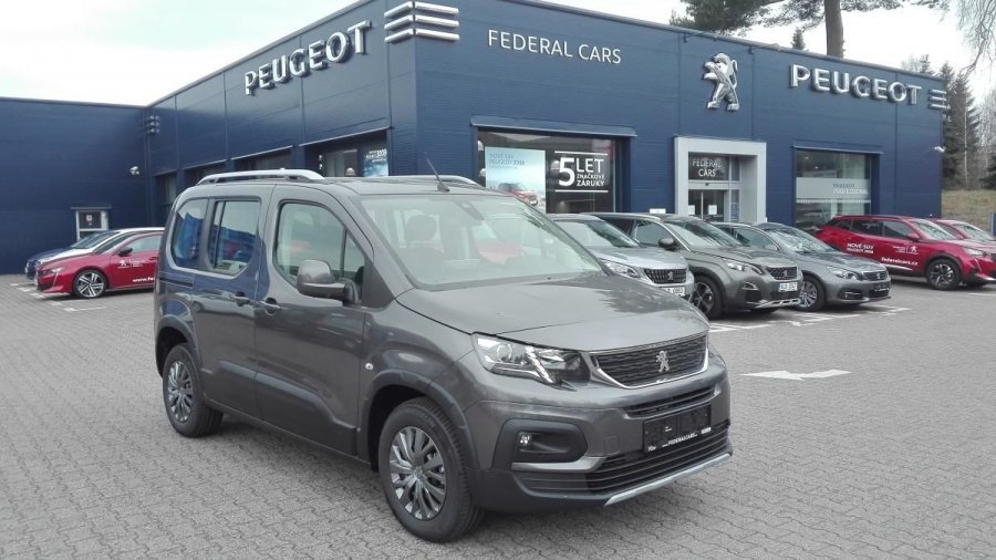 Peugeot Rifter, ALLURE 1.5 BlueHDi 103k EAT8, barva šedá