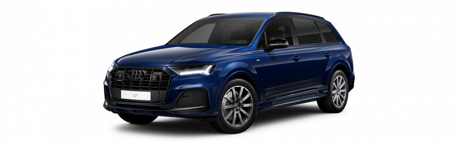 Audi Q7, Q7 S line 50 TDI quattro, barva modrá