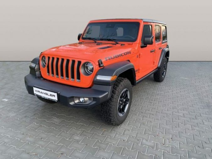 Jeep Wrangler, 2.2 CRD Rubicon 8ATX, barva oranžová