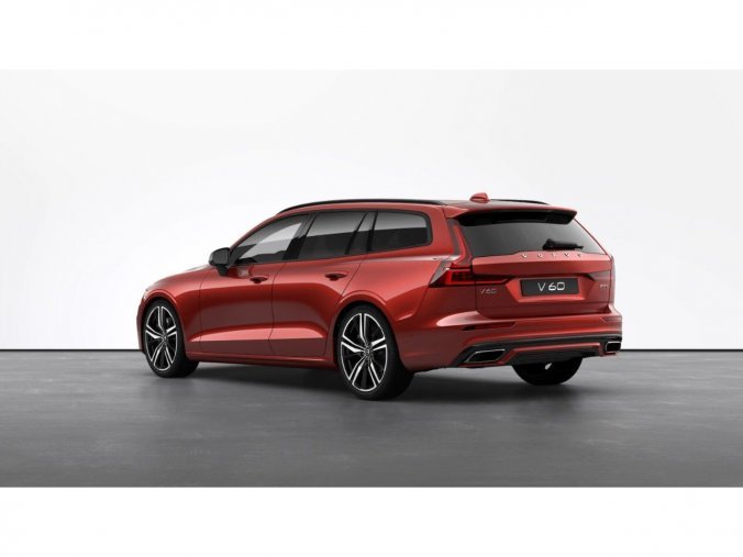 Volvo V60, kombi, R-Design B5 AWD, barva červená