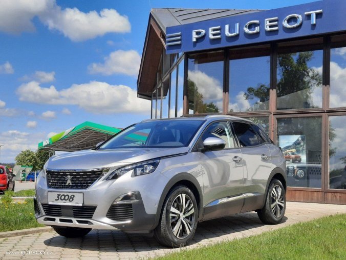 Peugeot 3008, ALLURE 1,5 BHDi 130k EAT8, barva šedá