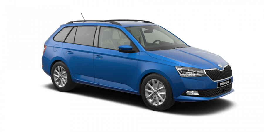 Škoda Fabia, 1,0 TSI 81 kW 6-stup. mech., barva modrá