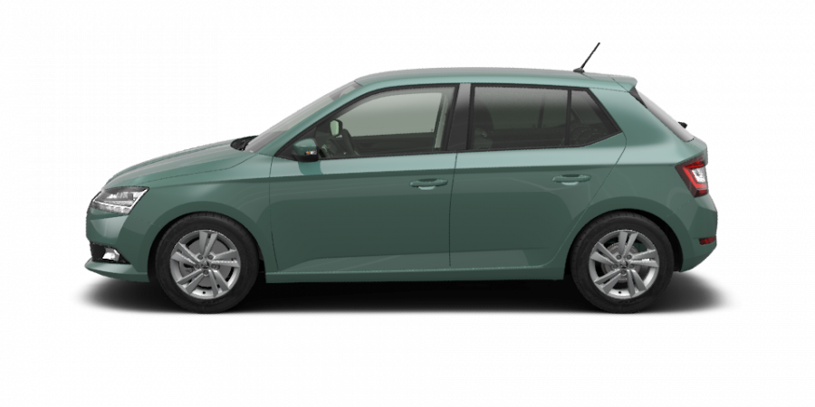 Škoda Fabia, 1,0 TSI 70 kW 5-stup. mech., barva zelená