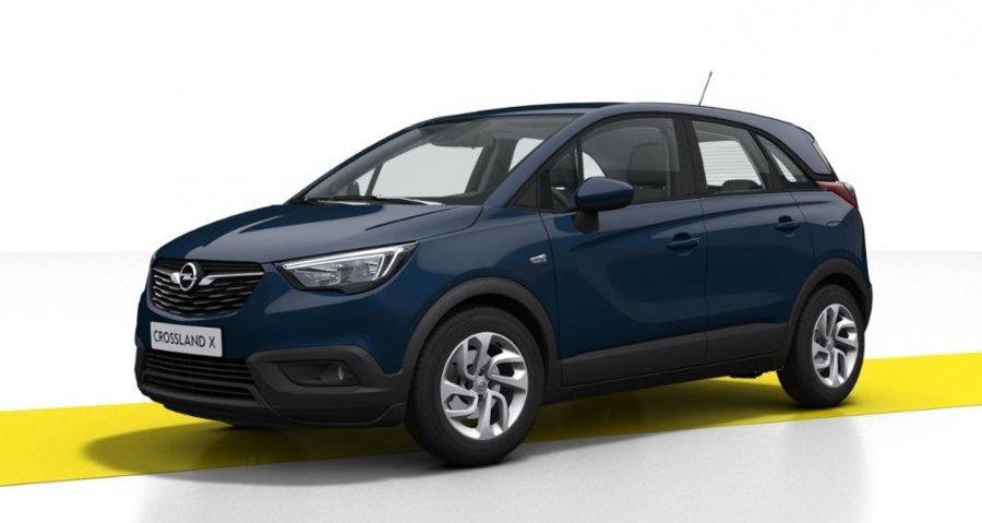 Opel Crossland X, 1.2 SMILE MT5 ALU, barva modrá