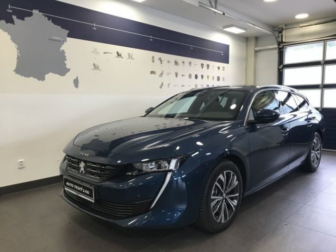 Peugeot 508, SW ALLURE BlueHDi 160k EAT8, barva modrá