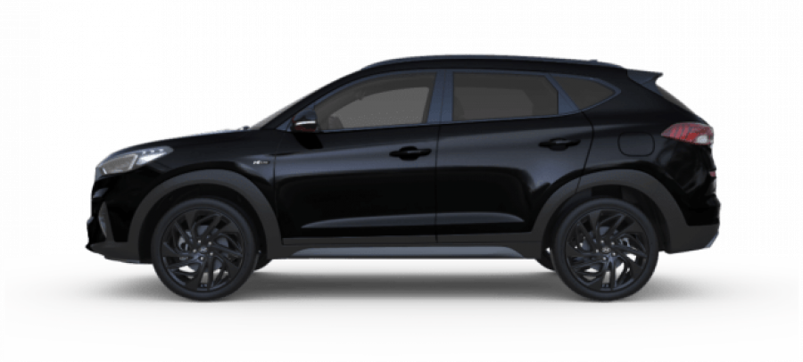 Hyundai Tucson, 1,6 T-GDi 130 kW (95 NAT) 6 st. man 4×4, barva černá