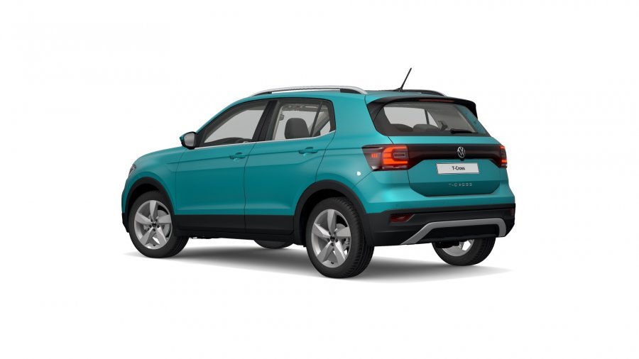 Volkswagen T-Cross, T-Cross Style 1,0 TSI 81 kW 6G, barva tyrkysová