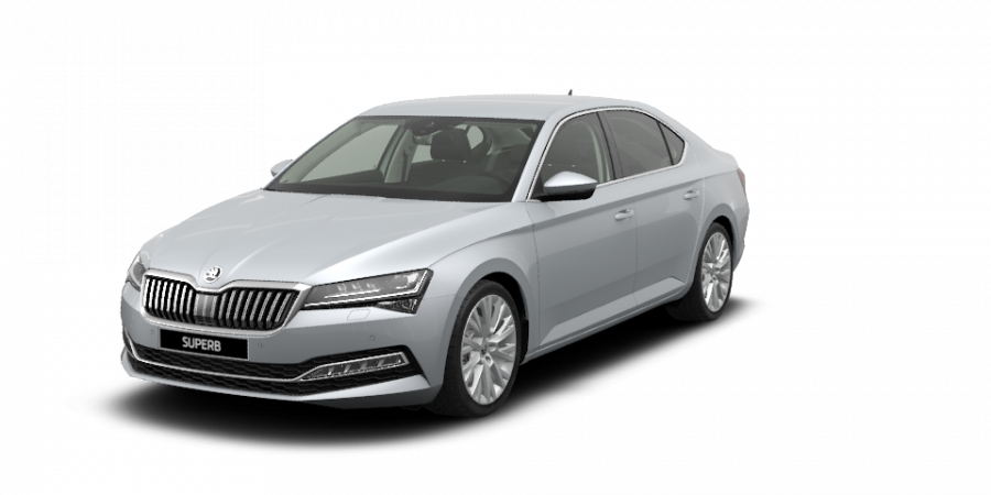 Škoda Superb, 2,0 TDI 110 kW 7-stup. automat., barva stříbrná