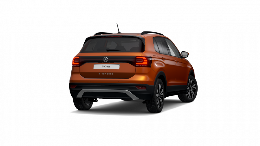 Volkswagen T-Cross, T-Cross Life 1,0 TSI 70 kW 5G, barva oranžová