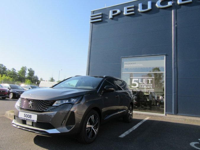 Peugeot 5008, GT 1.6 PureTech 180k EAT8, barva šedá