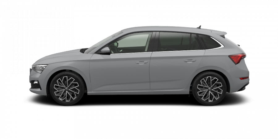 Škoda Scala, 1,5 TSI 110 kW 6-stup. mech., barva šedá