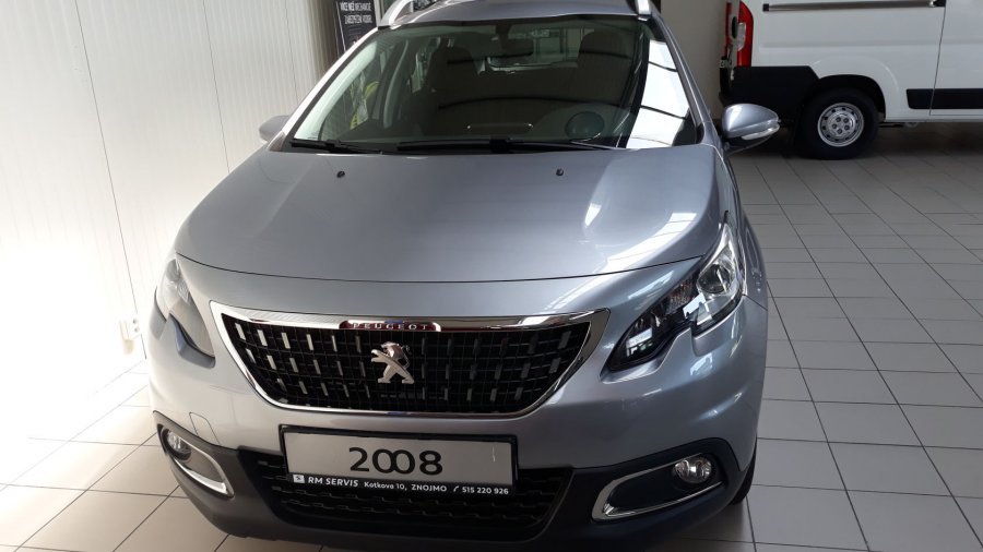 Peugeot 2008, 1.2PureTech 82k MAN5-7974, barva šedá