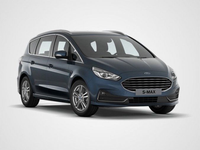 Ford S-MAX, hatchback, TITANIUM 5D 2,0 EcoBlue 140 kW / 190 k 8st. automatická, barva modrá