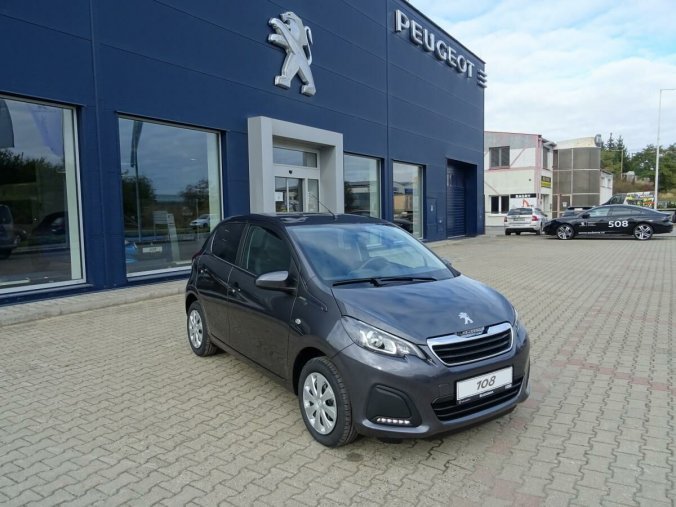 Peugeot 108, 5 dv. ACTIVE 1.0 VTi 72k MAN5, barva šedá