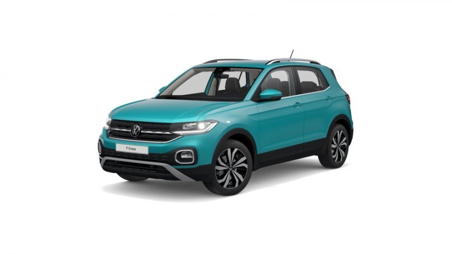 Volkswagen T-Cross, Style 1,5 TSI 110 kW 7DSG, barva tyrkysová