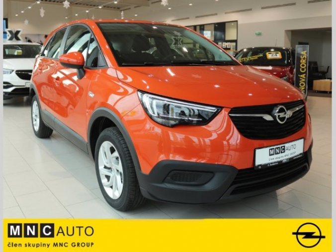 Opel Crossland X, SMILE 1.2Turbo 81kW MT6, barva oranžová