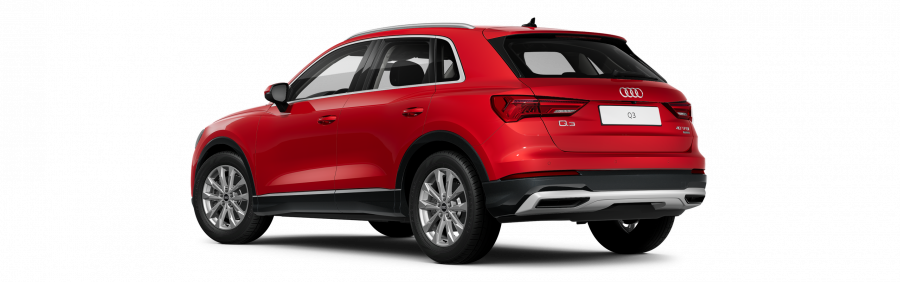 Audi Q3, Q3 Advanced 40 TFSI 140 kW q, barva červená