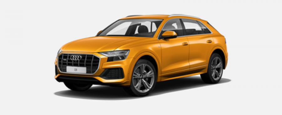 Audi Q8, 50 TDI 210 kW quattro, barva oranžová