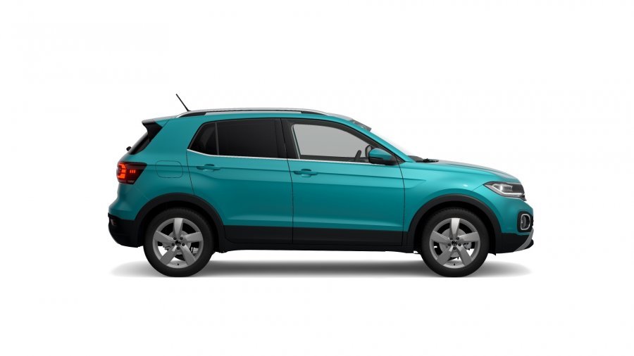 Volkswagen T-Cross, T-Cross Style 1,0 TSI 81 kW 6G, barva tyrkysová