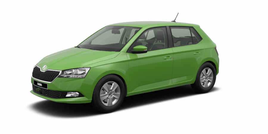 Škoda Fabia, 1,0 MPI 55 kW 5-stup. mech., barva zelená