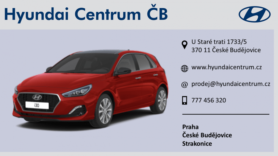 Hyundai i30, 1,4i 73 kW (95 NAT) 6 st. man, barva červená