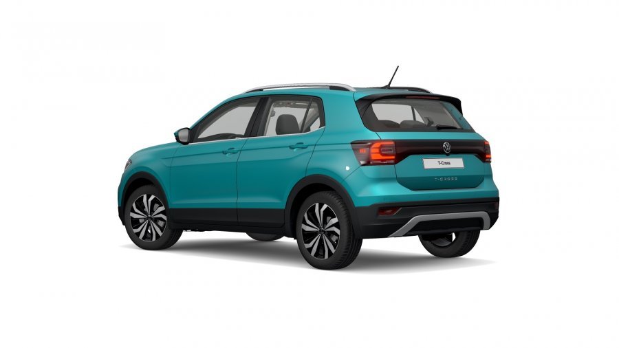 Volkswagen T-Cross, T-Cross Style 1,0 TSI 81 kW 6G, barva tyrkysová