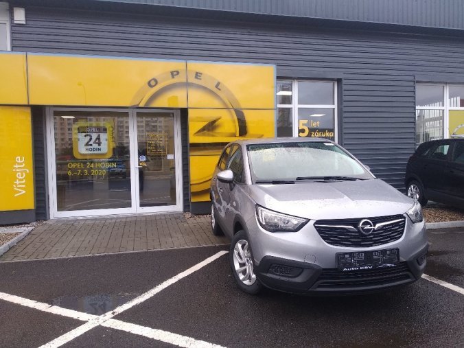 Opel Crossland X, 1.2 Turbo, 81kW, barva šedá