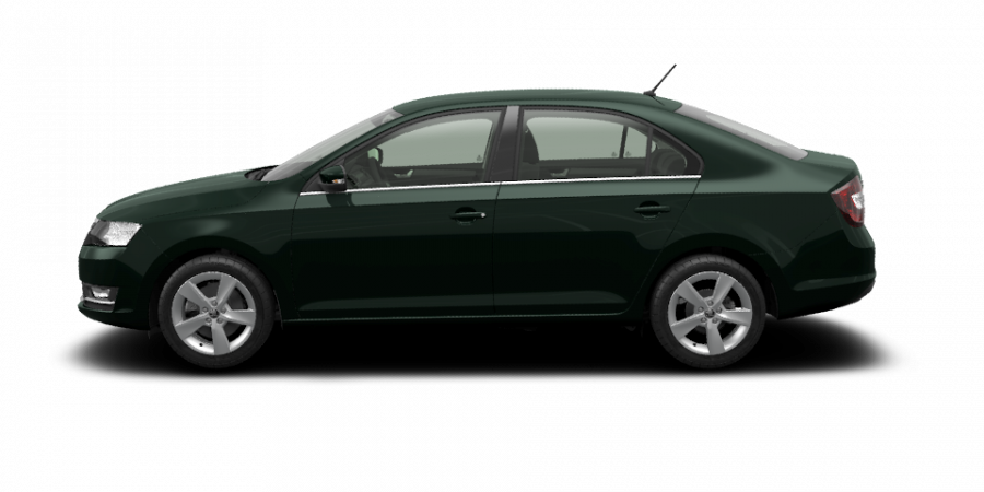 Škoda Rapid, 1,0 TSI 81 kW 6-stup. mech., barva zelená