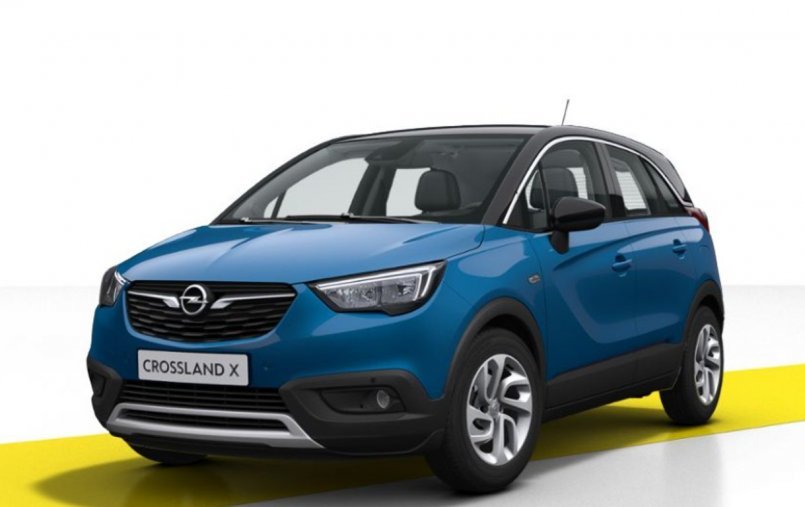 Opel Crossland X, 1.2 Turbo 81kW AT6 Innovation, barva modrá