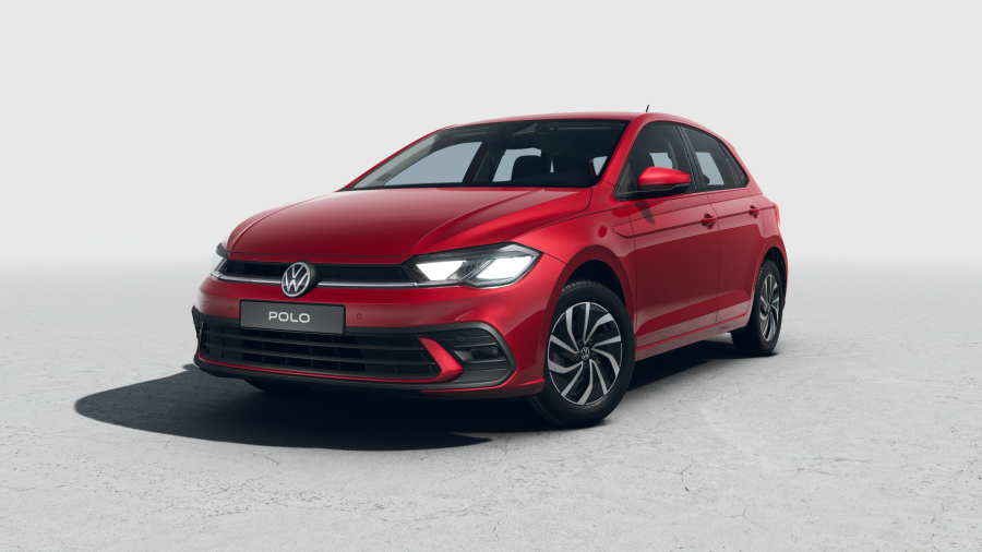 Volkswagen Polo, Polo Life 1,0 TSI 7DSG, barva červená