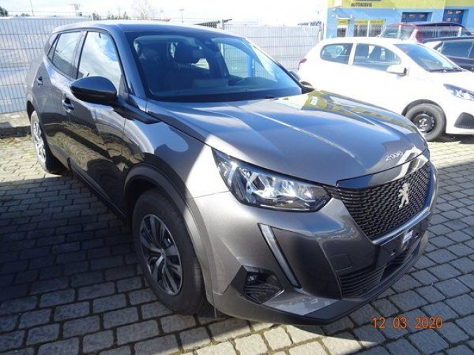 Peugeot 2008, ACTIVE 1.2 PureTech 100k S&S MAN6, barva šedá