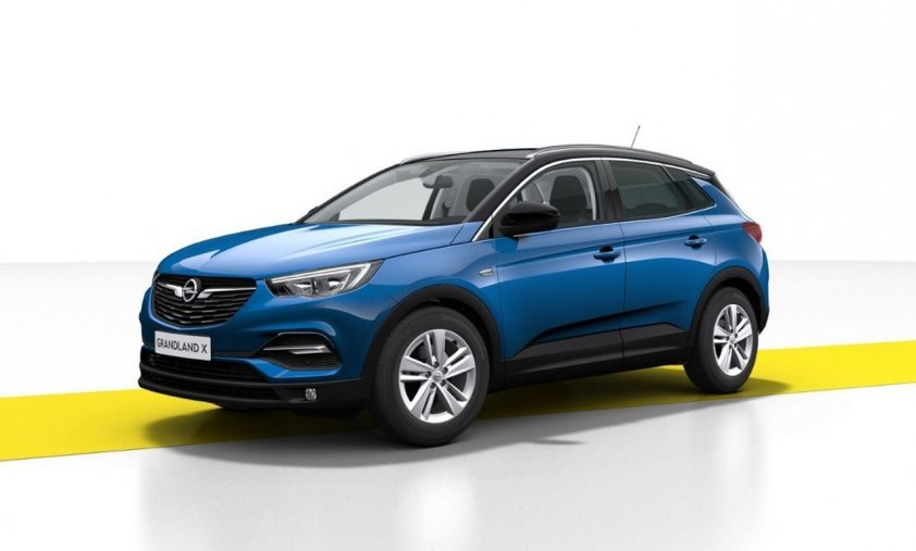 Opel Grandland X, 1.2 T SMILE MT6, barva modrá