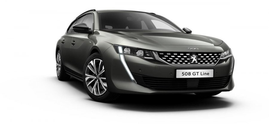 Peugeot 508, SW GT LINE 1.6 133KW, barva šedá