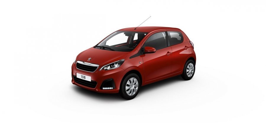 Peugeot 108, 5dv. ACTIVE 1.0 VTi 72 S&S MAN5 - LN7816, barva červená