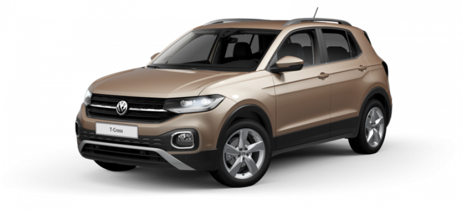 Volkswagen T-Cross, Style 1.0 TSI 85 kW 6G, barva béžová