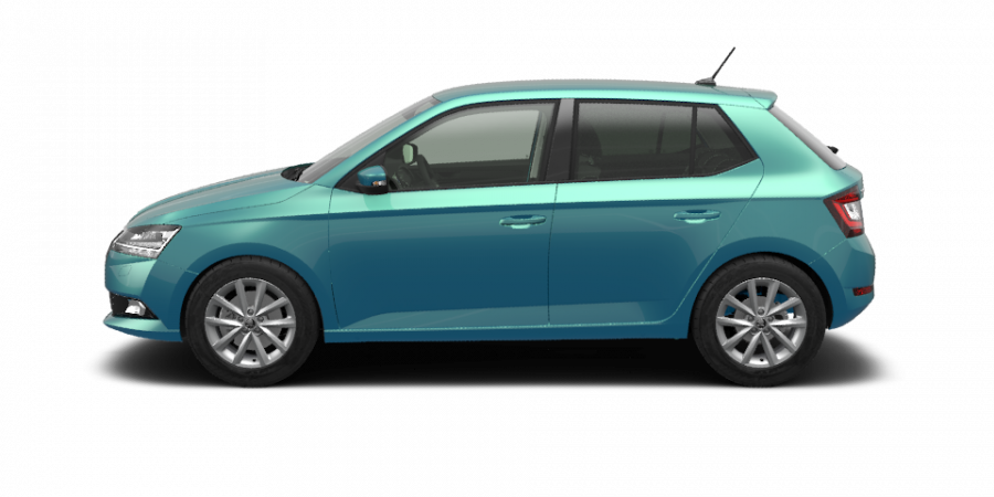 Škoda Fabia, 1,0 TSI 70 kW 5-stup. mech., barva modrá