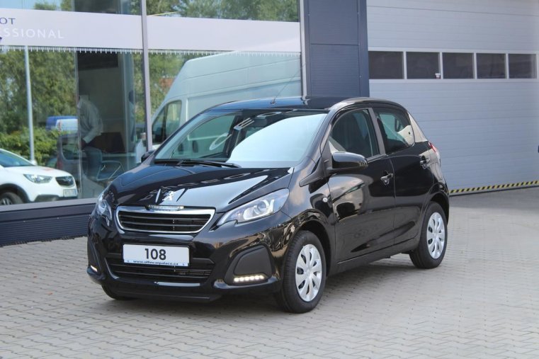 Peugeot 108, ACTIVE 1.0 53KW, barva černá