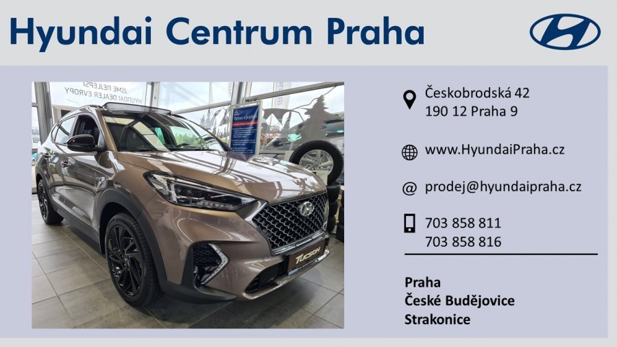 Hyundai Tucson, 2,0 CRDi 136 kW (diesel) 8 st. aut 4×4, barva stříbrná