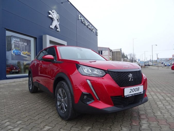 Peugeot 2008, ACTIVE 1.2 PureTech 130k MAN6, barva červená